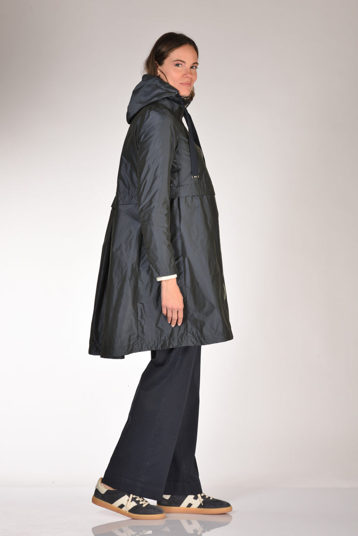 Herno Parka Taffeta Blu Donna - 4