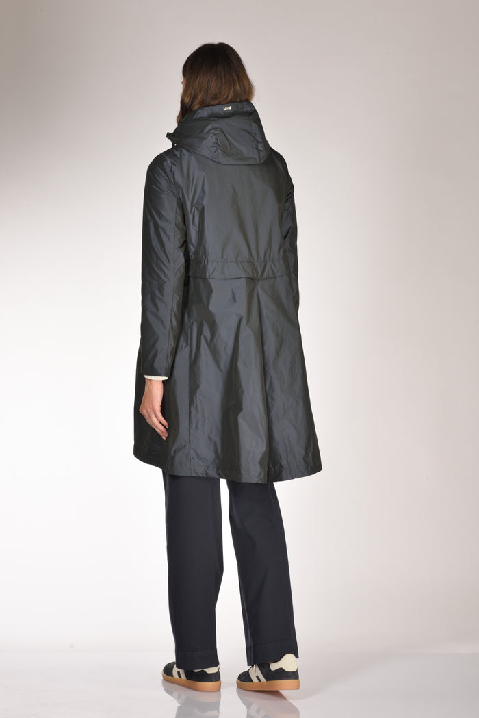 Herno Parka Taffeta Blu Donna - 5