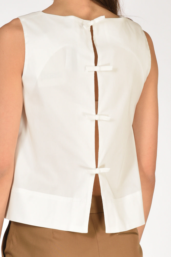 Herno Camicia Fiocco Bianco Donna - 5