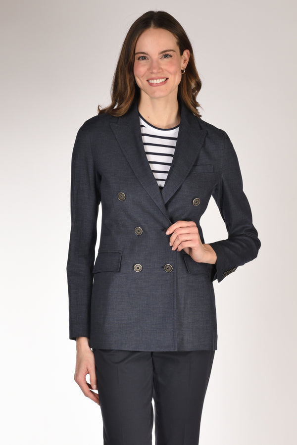 Circolo 1901 Blazer Doppiopetto Blu Donna