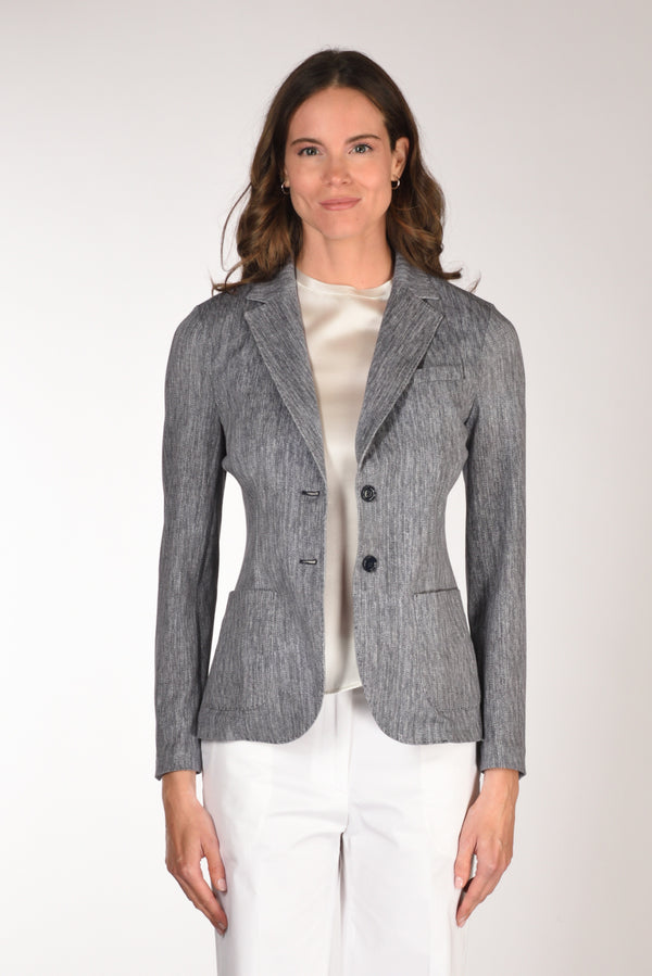 Circolo 1901 Blazer Slim Fit Blu Donna-2