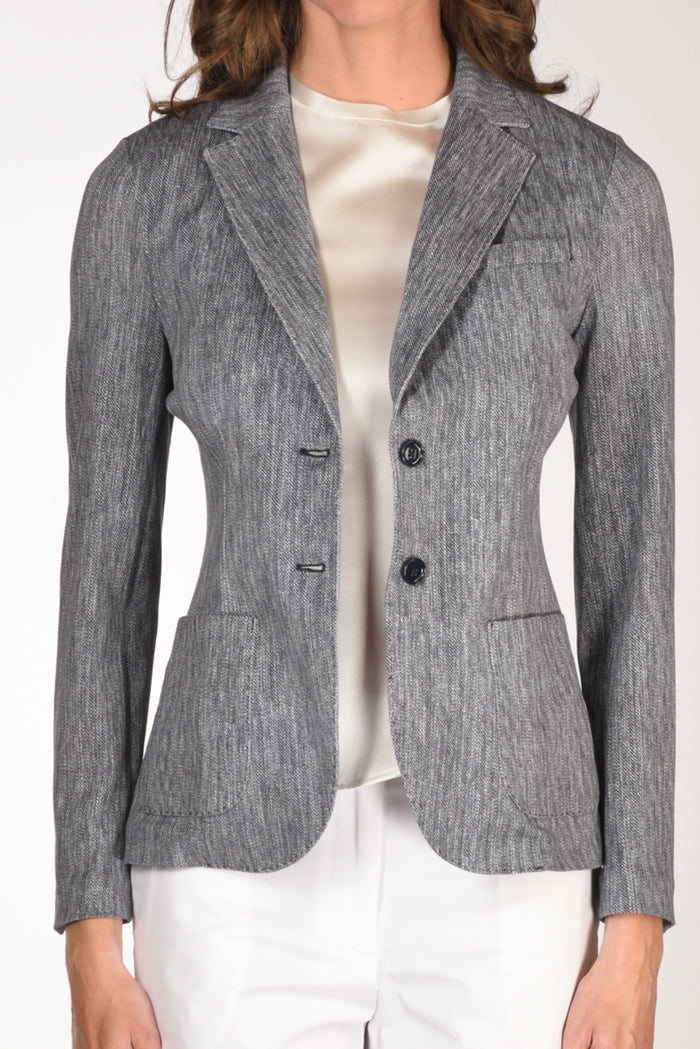 Circolo 1901 Blazer Slim Fit Blu Donna - 3
