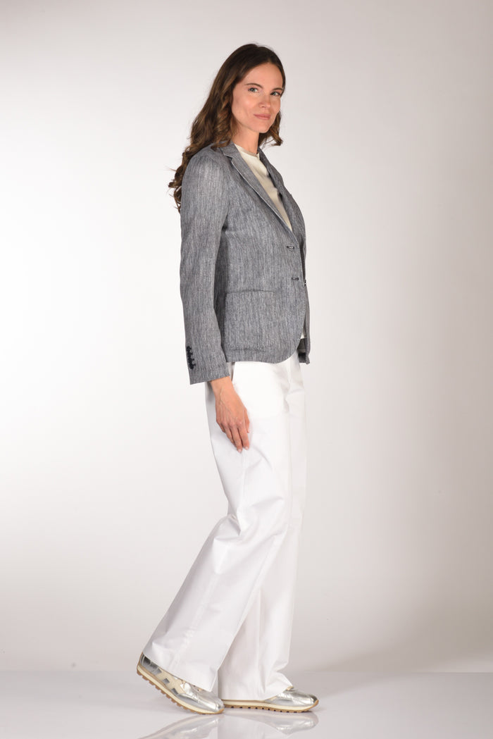 Circolo 1901 Blazer Slim Fit Blu Donna - 4