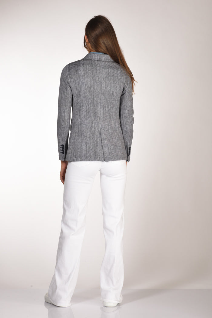 Circolo 1901 Blazer Doppiopetto Blu Donna - 5