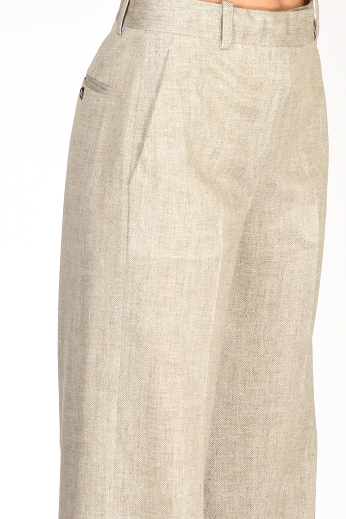 Circolo 1901 Pantalone Masculin Beige Donna - 5
