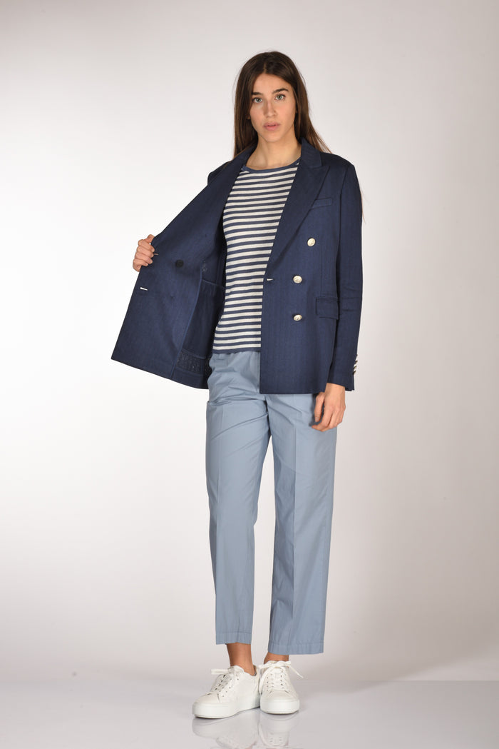 Circolo 1901 Blazer Doppiopetto Blu Donna - 6