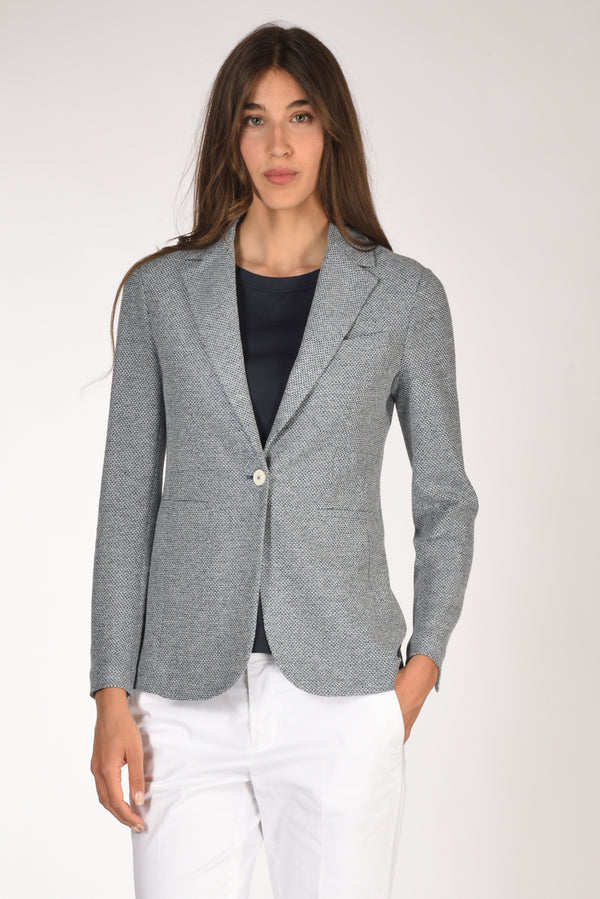 Circolo 1901 Blazer Slim Long Blu Donna