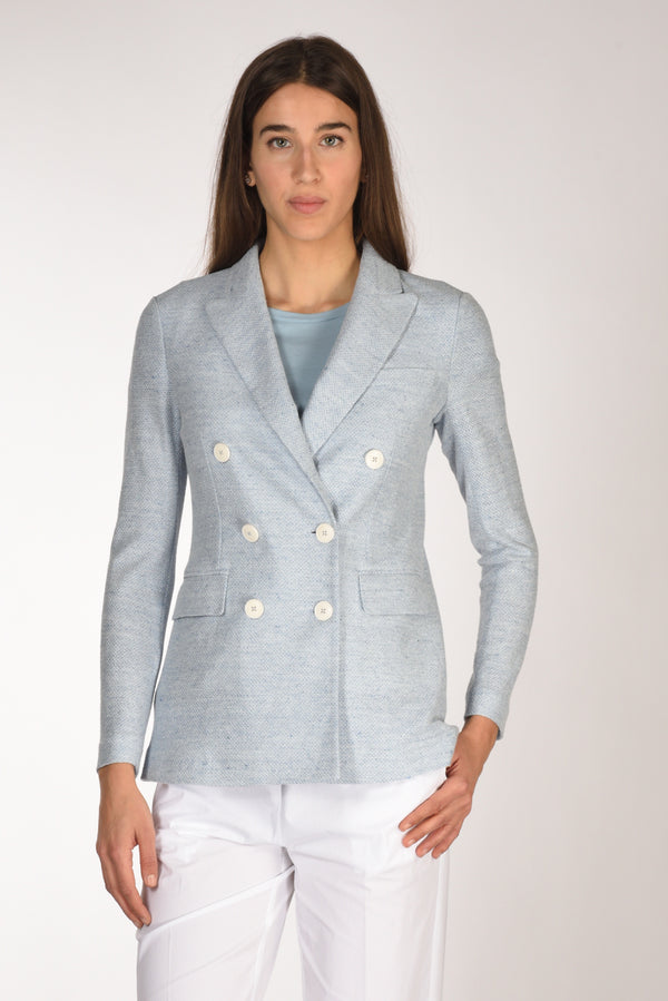 Circolo 1901 Blazer Doppiopetto Azzurro Donna