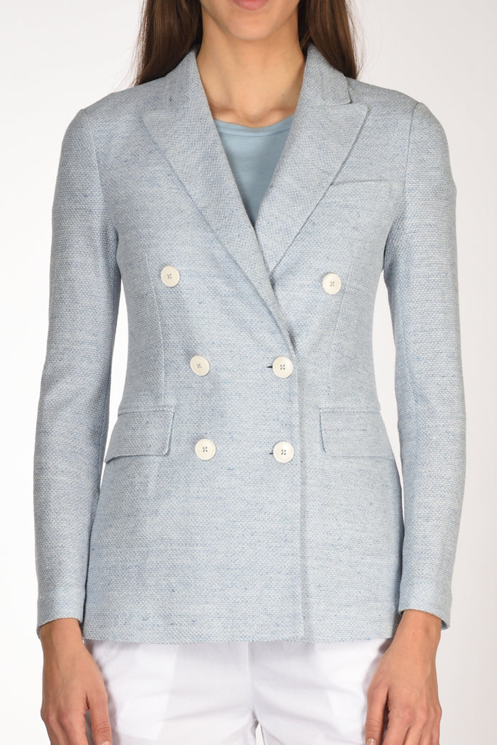 Circolo 1901 Blazer Doppiopetto Azzurro Donna - 3