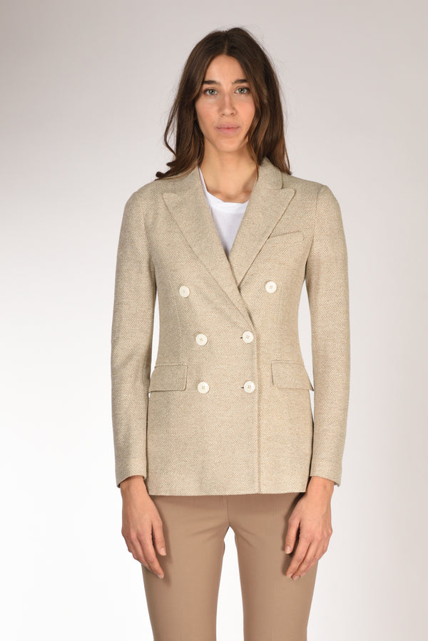 Circolo 1901 Blazer Doppiopetto Beige Donna-2