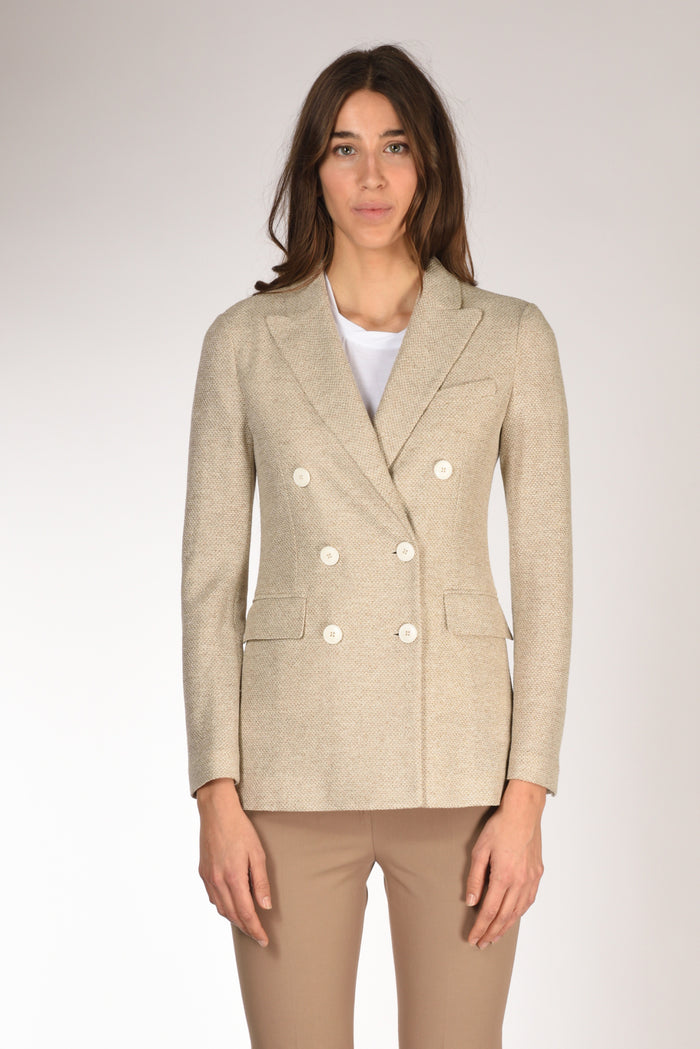 Circolo 1901 Blazer Doppiopetto Beige Donna - 2