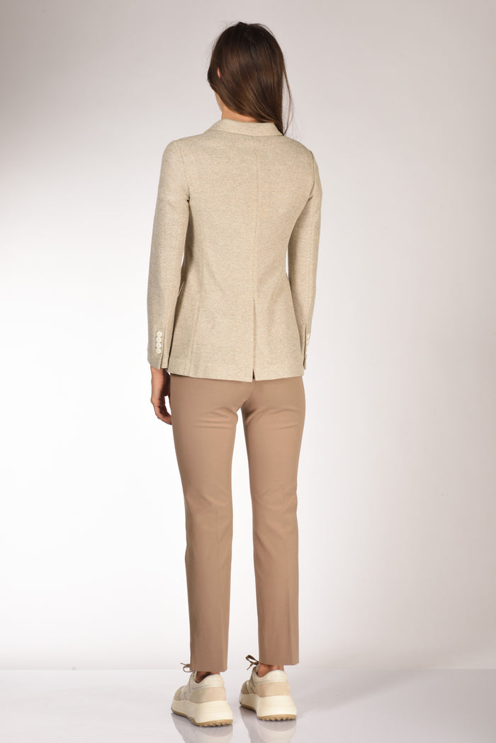 Circolo 1901 Blazer Doppiopetto Beige Donna - 5