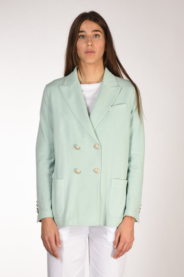 Circolo 1901 Blazer Doppiopetto Azzurro Donna-2