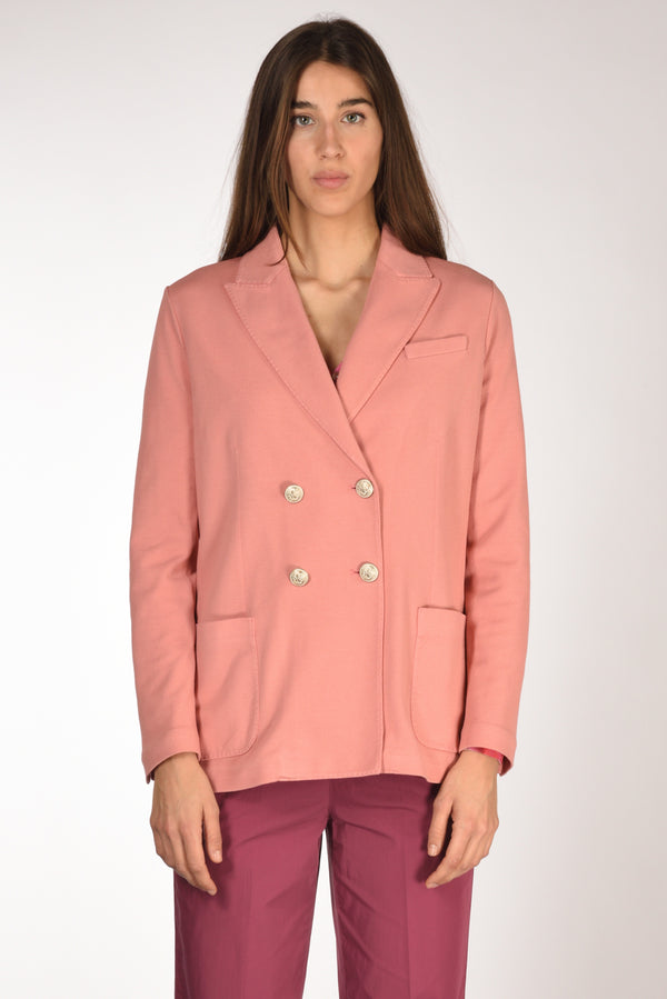 Circolo 1901 Blazer Doppiopetto Rosa Donna-2