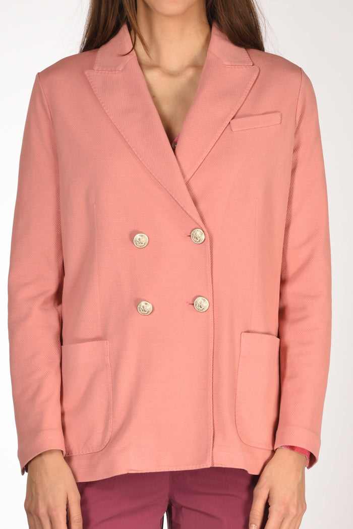 Circolo 1901 Blazer Doppiopetto Rosa Donna - 3