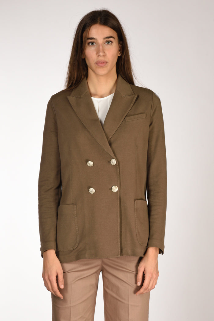 Circolo 1901 Blazer Doppiopetto Marrone Donna - 2