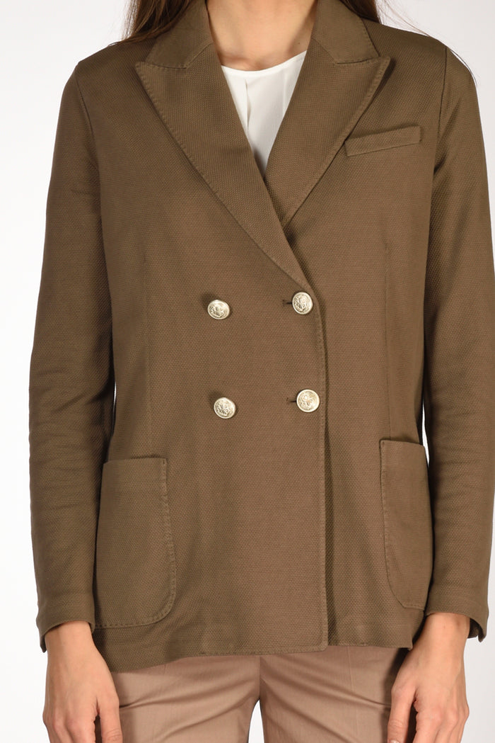 Circolo 1901 Blazer Doppiopetto Marrone Donna - 3