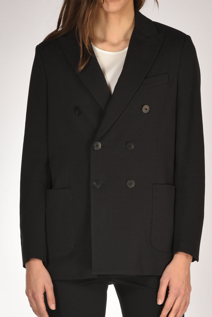 Circolo 1901 Blazer Doppiopetto Nero Donna - 3
