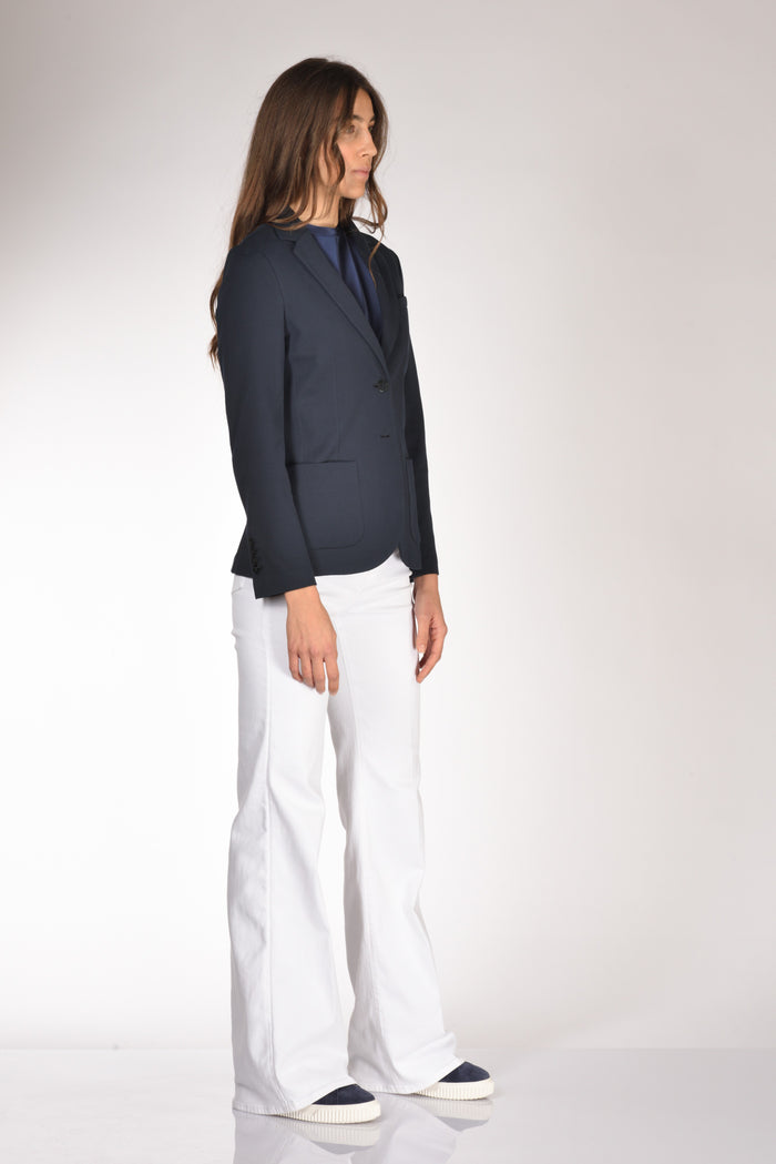 Circolo 1901 Blazer Slim Fit Blu Donna - 4