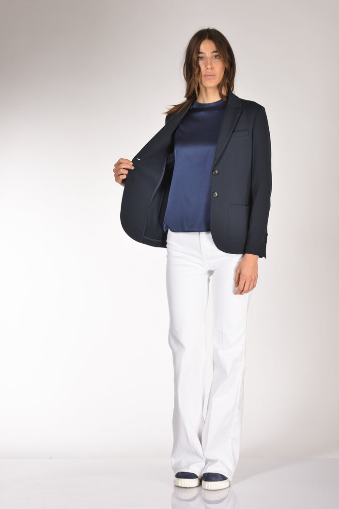 Circolo 1901 Blazer Slim Fit Blu Donna - 6