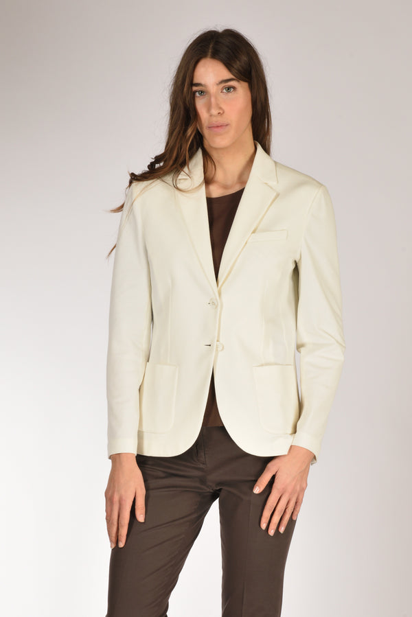 Circolo 1901 Blazer Slim Fit Bianco Donna