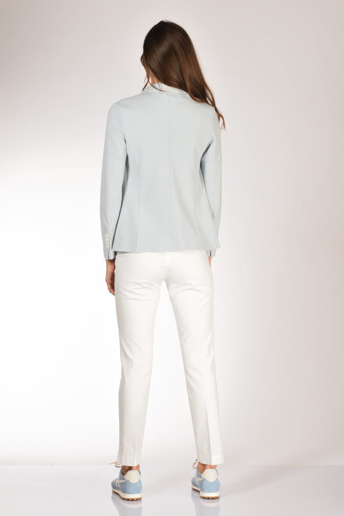 Circolo 1901 Blazer Slim Fit Azzurro Donna - 5