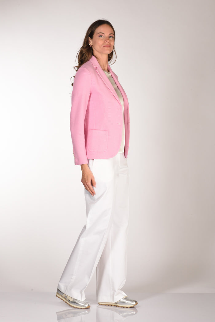 Circolo 1901 Blazer Slim Fit Rosa Donna - 4