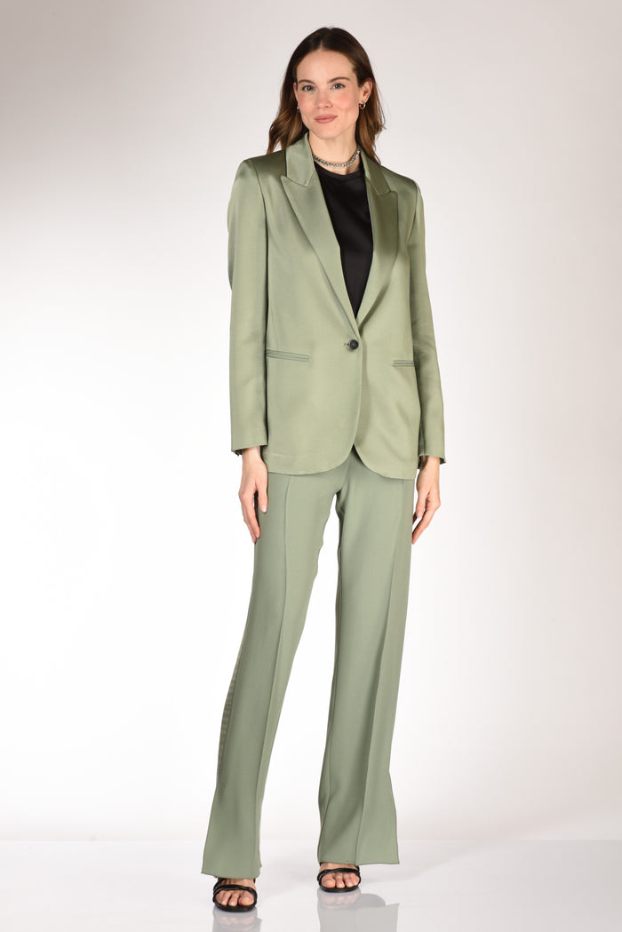 Forte Forte Giacca Satin Verde Donna - 1