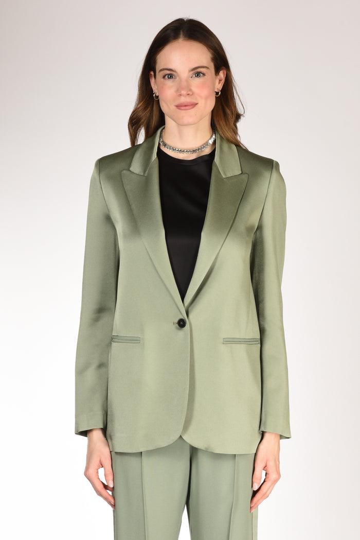 Forte Forte Giacca Satin Verde Donna - 2