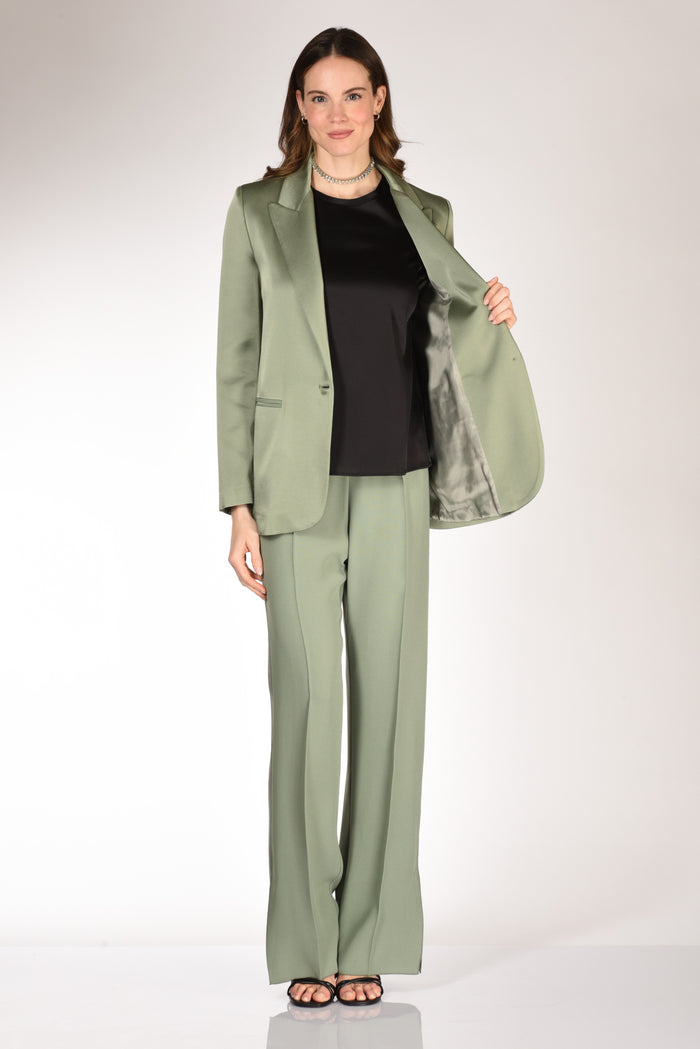Forte Forte Giacca Satin Verde Donna - 6