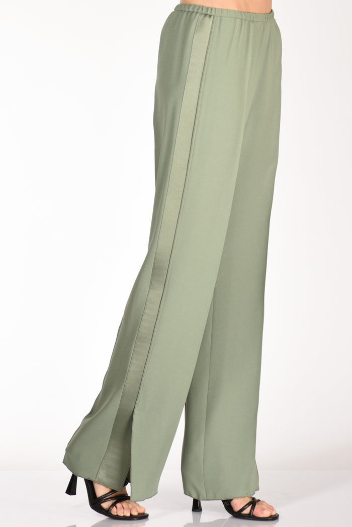 Forte Forte Pantaloni Satin Verde Donna - 1