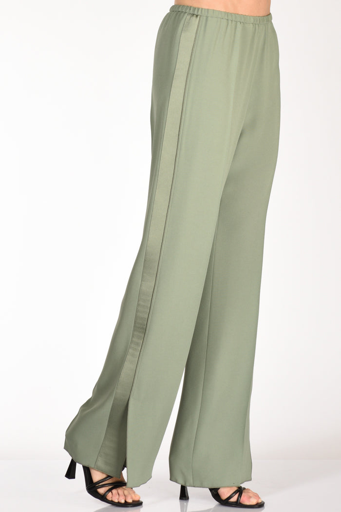 Forte Forte Pantaloni Satin Verde Donna - 4