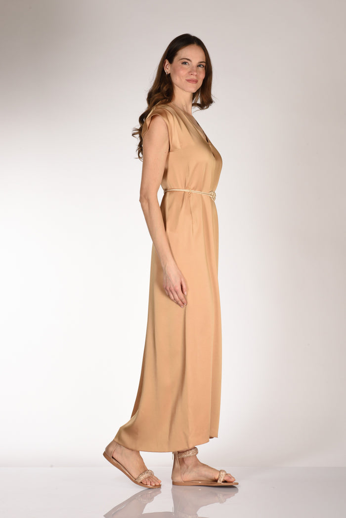 Forte Forte Abito Satin Beige Donna - 4