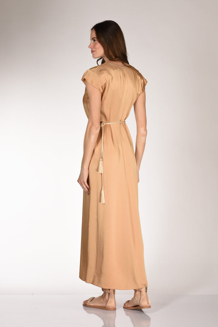 Forte Forte Abito Satin Beige Donna - 5