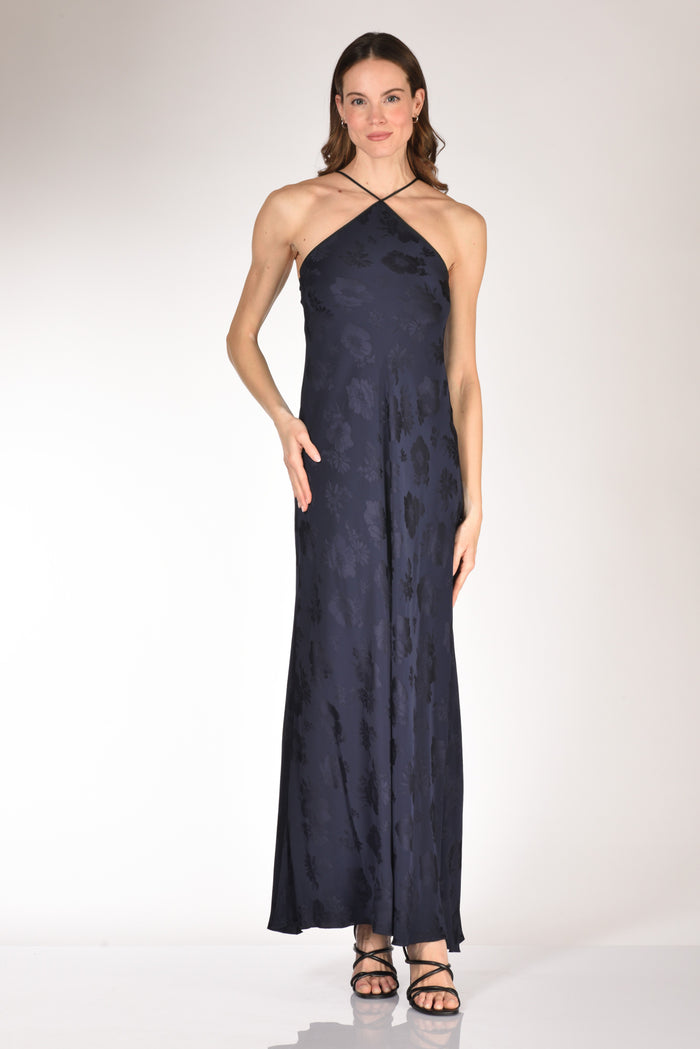 Forte Forte Abito E Mantella Blu Donna - 2