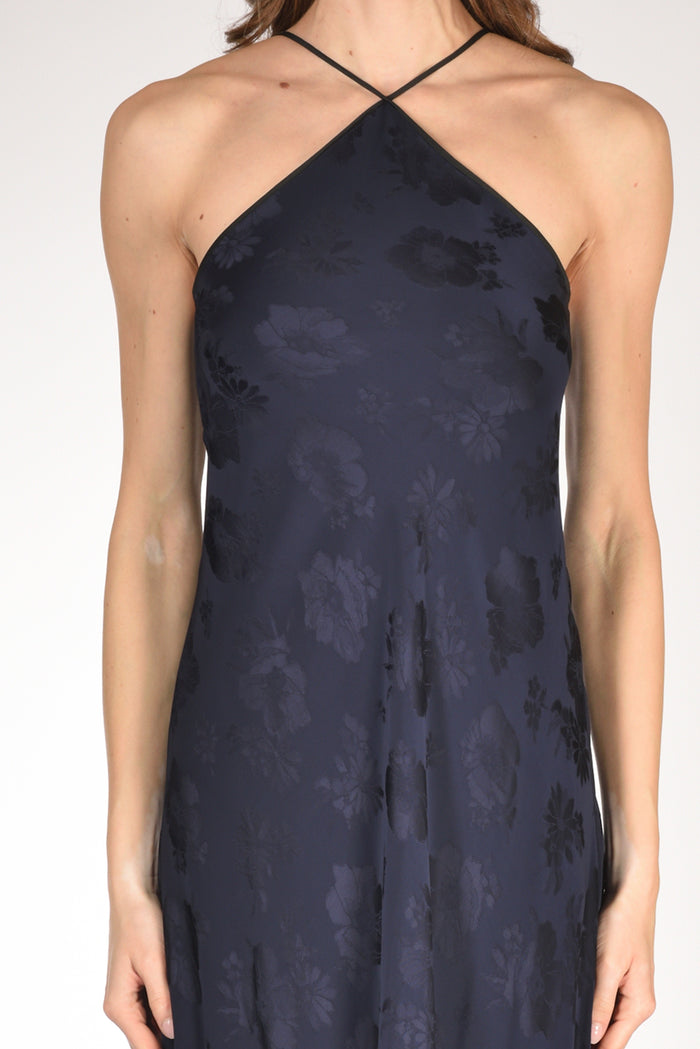 Forte Forte Abito E Mantella Blu Donna - 4