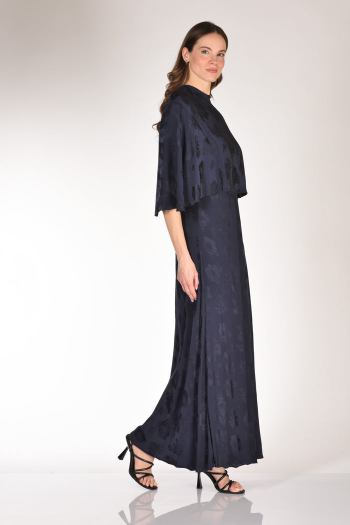 Forte Forte Abito E Mantella Blu Donna - 9