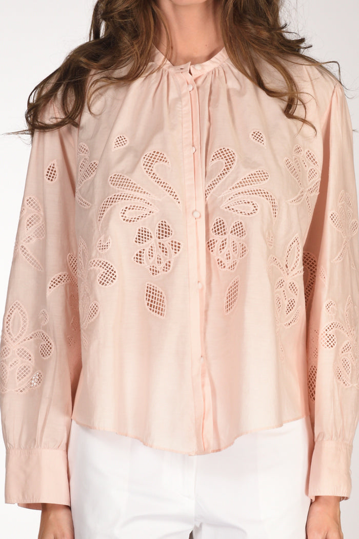 Forte Forte Camicia Lunamaris Rosa Donna - 3
