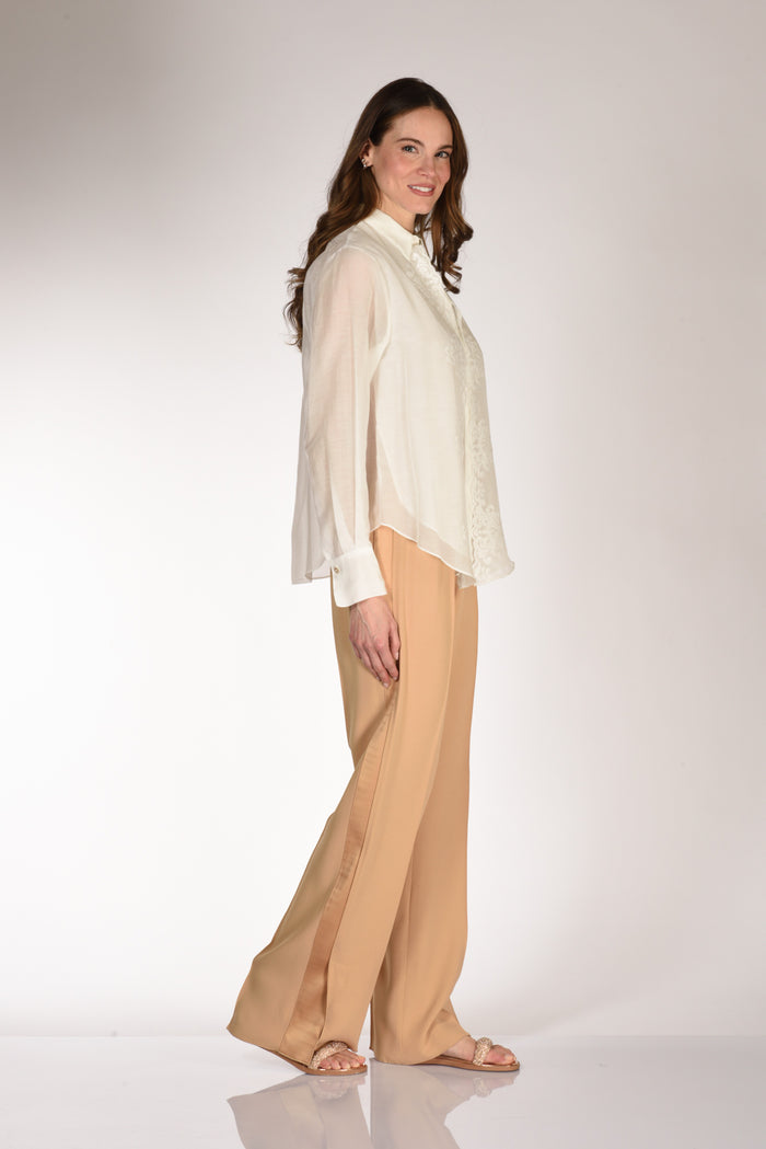 Forte Forte Camicia Embroide. Bianco Donna - 4