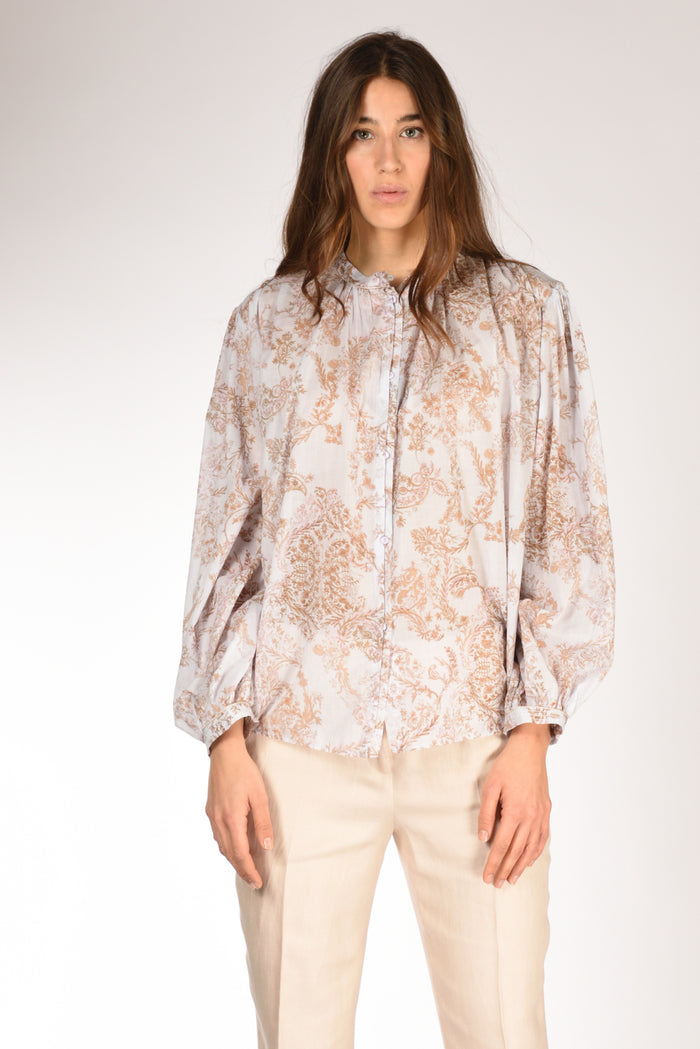 Forte Forte Camicia Stampa Beige/rosa/multicolor Donna - 2