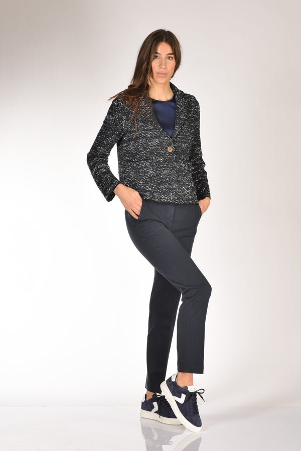 Voile Blanche Sneakers Blu Donna-2