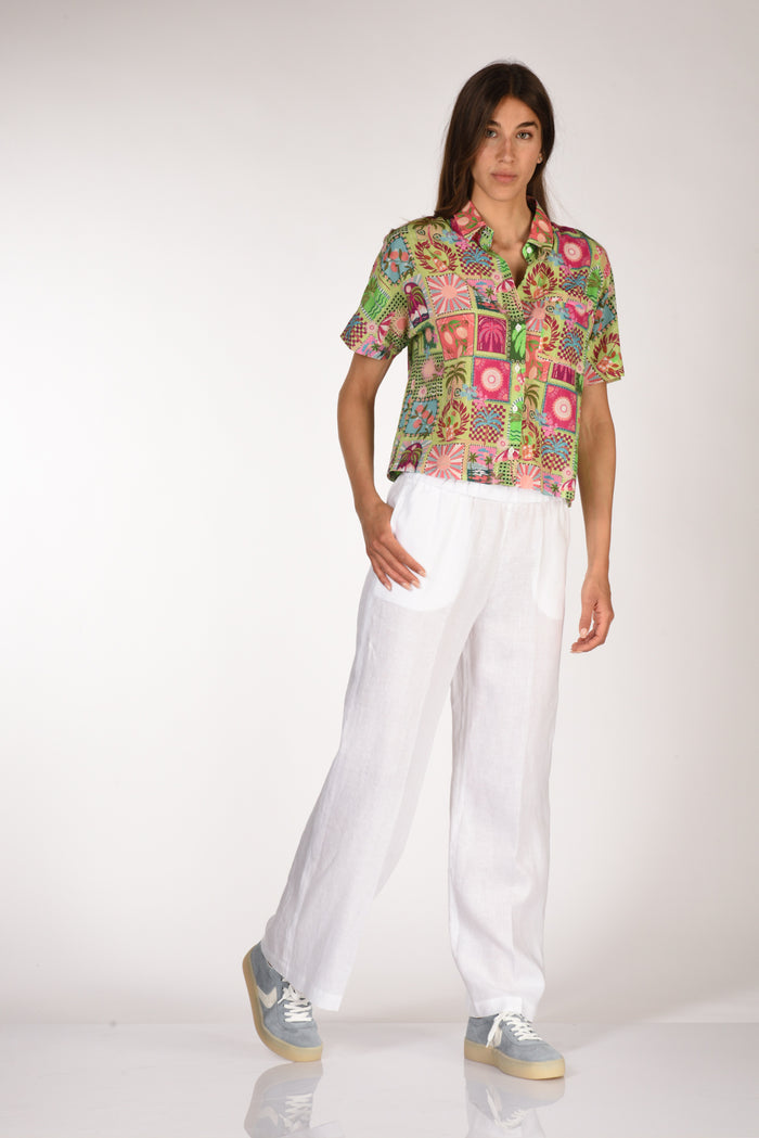 Aspesi Pantalone Bianco Donna - 2