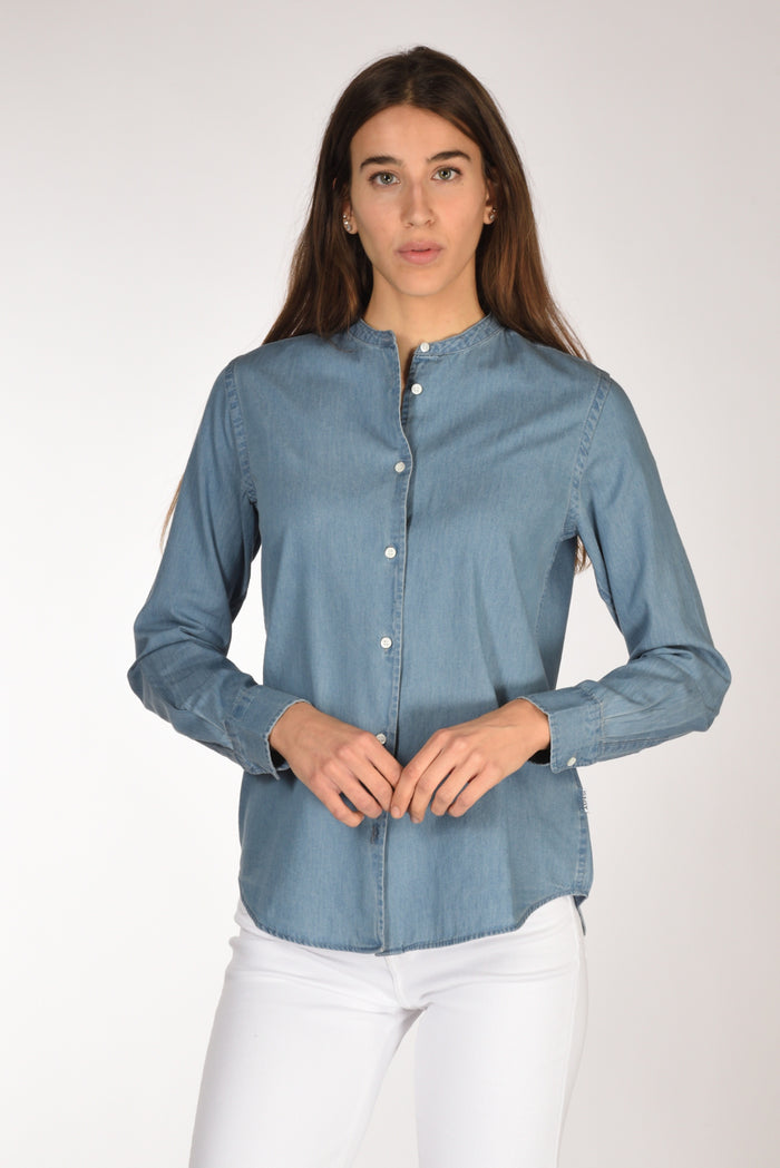Aspesi Camicia Blu Jeans Donna - 1