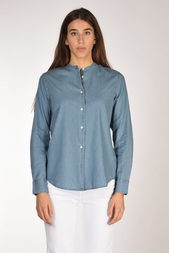 Aspesi Camicia Blu Jeans Donna - 2