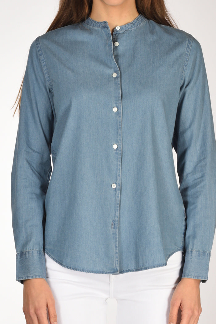 Aspesi Camicia Blu Jeans Donna - 3