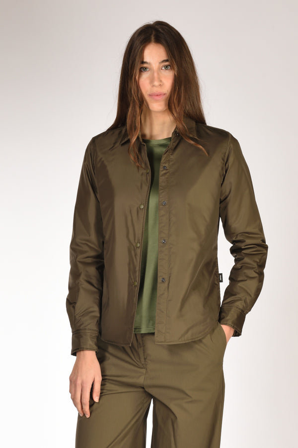 Aspesi Camicia Glue Verde Donna