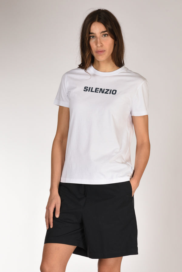 Aspesi Tshirt Scritta Bianco Donna