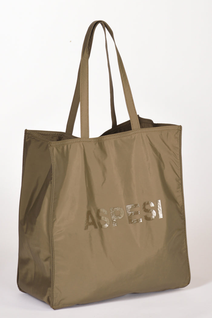 Aspesi Borsa Shopping Verde Donna - 3