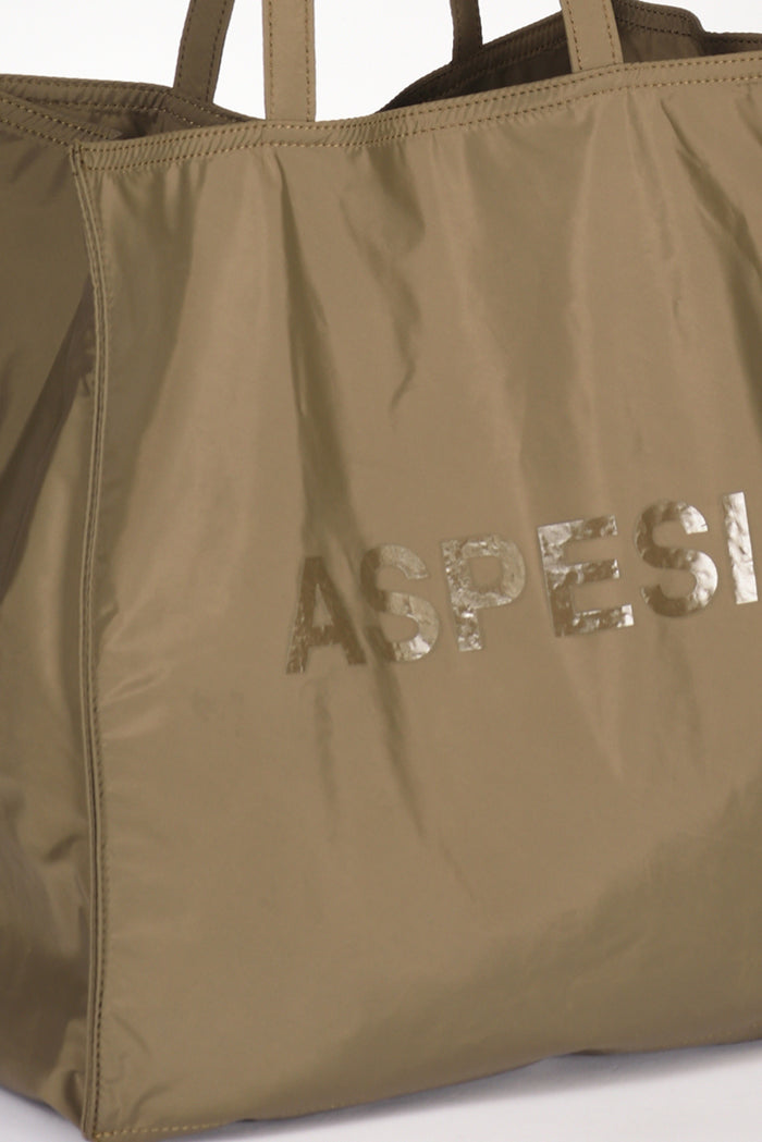 Aspesi Borsa Shopping Verde Donna - 4