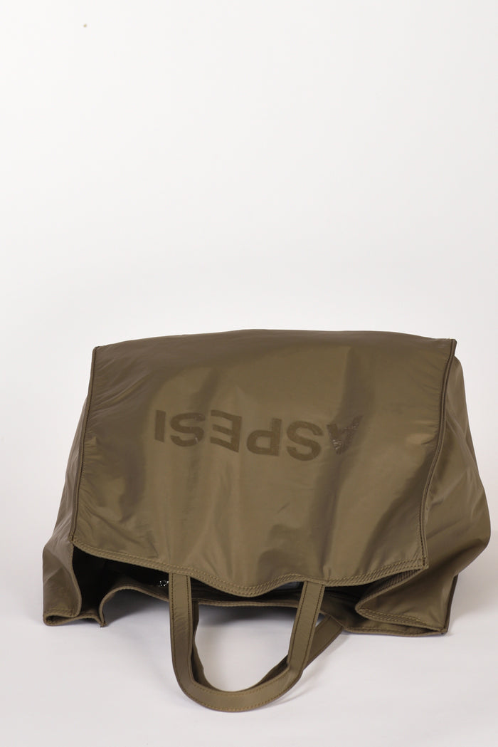 Aspesi Borsa Shopping Verde Donna - 6